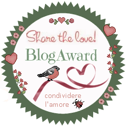 Share the love Blog award - by Rebecca Antolini